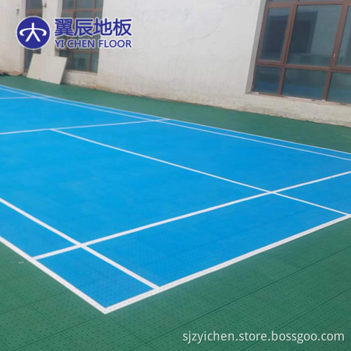 Portable Plastic Badminton Mat for Indoor and Outdoor Use